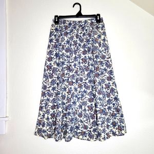Vintage Cotton Floral Skirt
